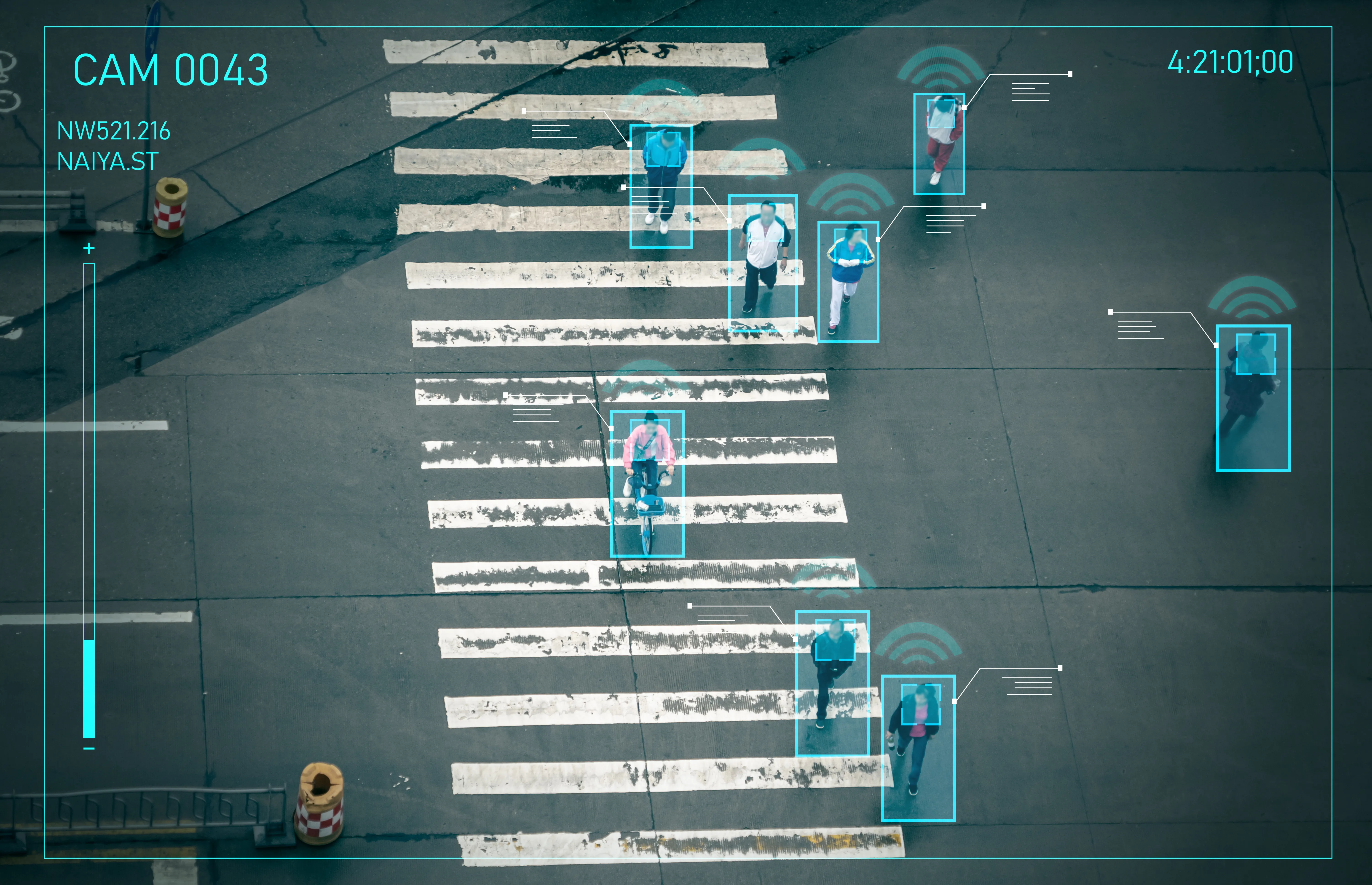 Figure 8 - Detecting persons with from a camera feed.