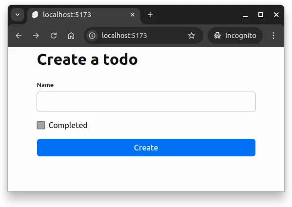 Fig 3. Form styled with Skeleton and Tailwind CSS