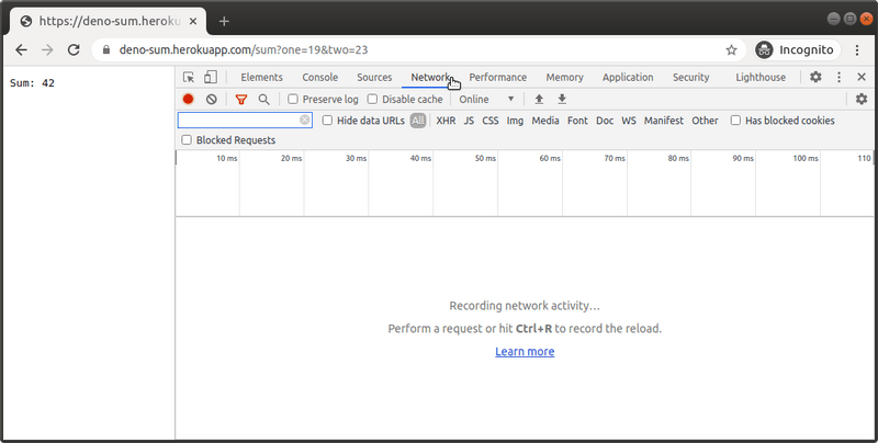 A browser window with Chrome Developer tools open. The Network tab has been clicked. A browser window with Chrome Developer tools open. The Network tab has been clicked.
