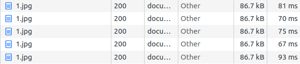 Figure 2 -- Load times for an image from scalable.website (using Cloudflare). Figure 2 -- Load times for an image from scalable.website (using Cloudflare).