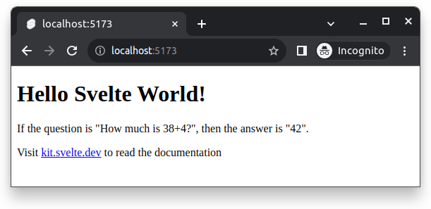 Fig 2. The QuestionAndAnswer component is given the question 'How much is 38+4'. The question is displayed alongside the default value for the answer. Fig 2. The QuestionAndAnswer component is given the question 'How much is 38+4'. The question is displayed alongside the default value for the answer.