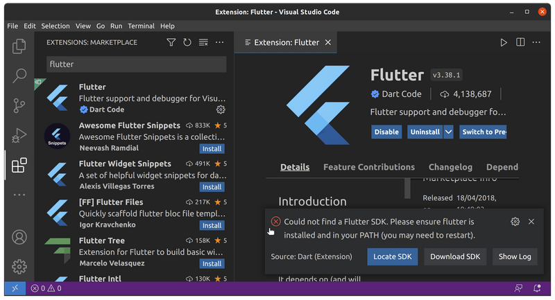 7 vscode flutter restart